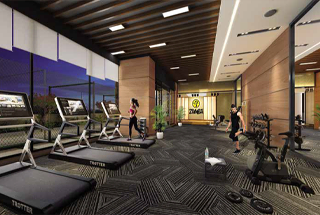 Gymnasium at Ruparel Jewel